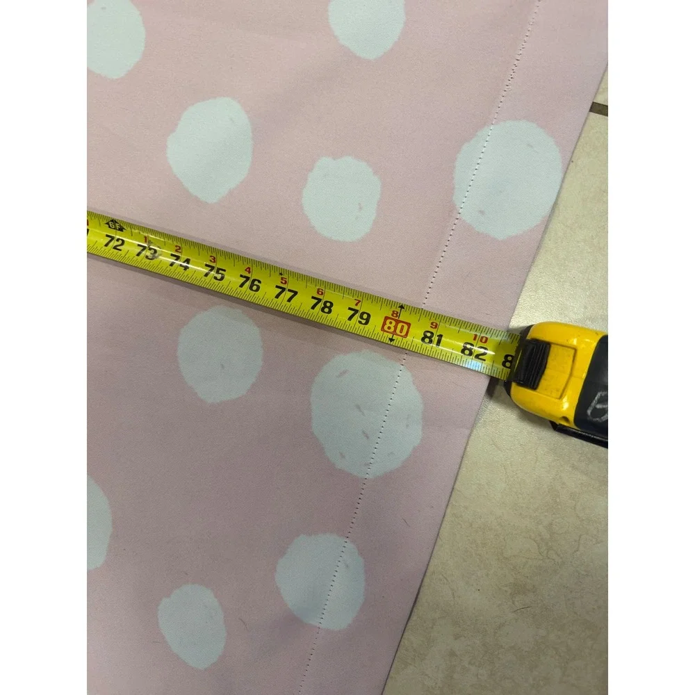 Society6 Pink White Polka Dot Blackout Curtains Set of 2 Panels Kids Nursery